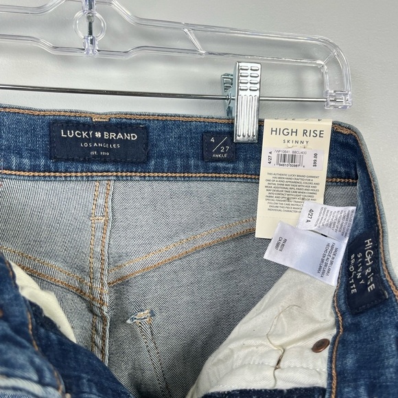 NWT | Lucky Brand High-Rise Skinny Jeans - Picture 9 of 9